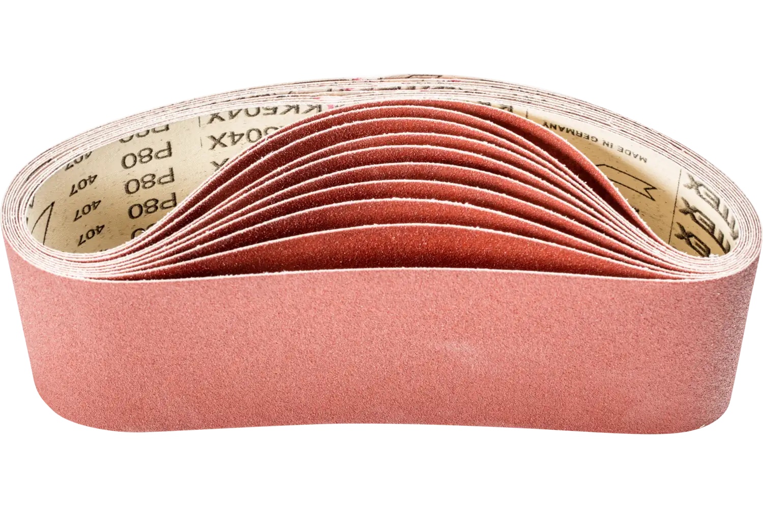 Picture of Pferd Abrasive Portable Belt, 24" x 4, 80 Grit, Aluminum oxide